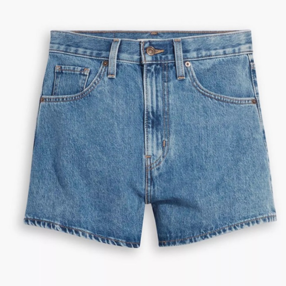 levi's high waisted mom shorts size 30